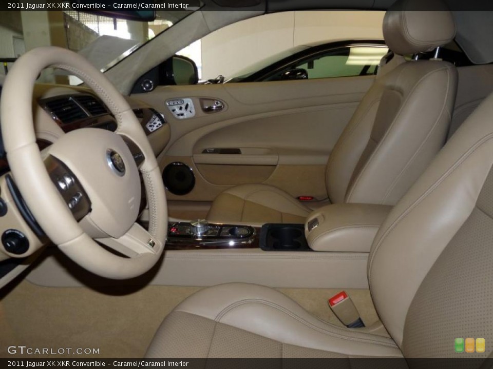 Caramel/Caramel Interior Photo for the 2011 Jaguar XK XKR Convertible #46861692