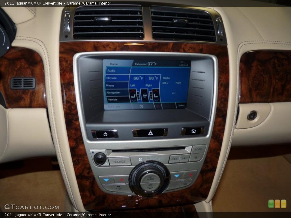 Caramel/Caramel Interior Controls for the 2011 Jaguar XK XKR Convertible #46861770