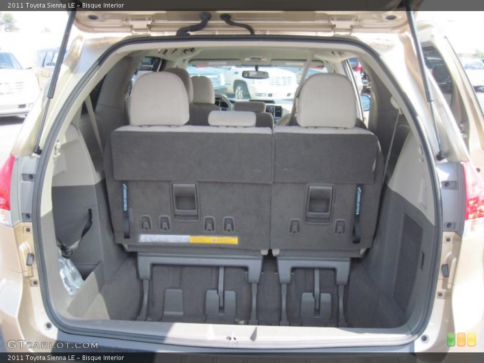 Bisque Interior Trunk for the 2011 Toyota Sienna LE #46861788