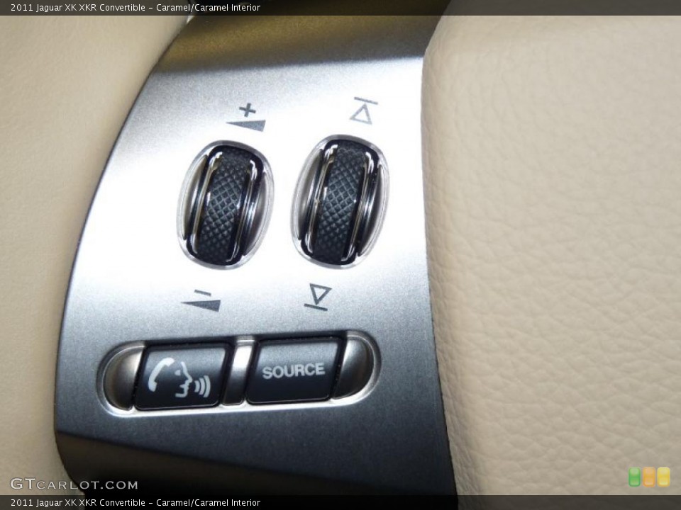 Caramel/Caramel Interior Controls for the 2011 Jaguar XK XKR Convertible #46861833