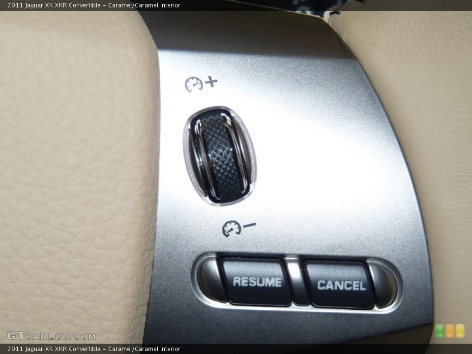Caramel/Caramel Interior Controls for the 2011 Jaguar XK XKR Convertible #46861842