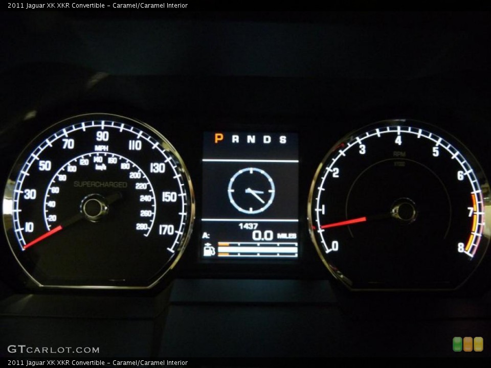 Caramel/Caramel Interior Gauges for the 2011 Jaguar XK XKR Convertible #46861854