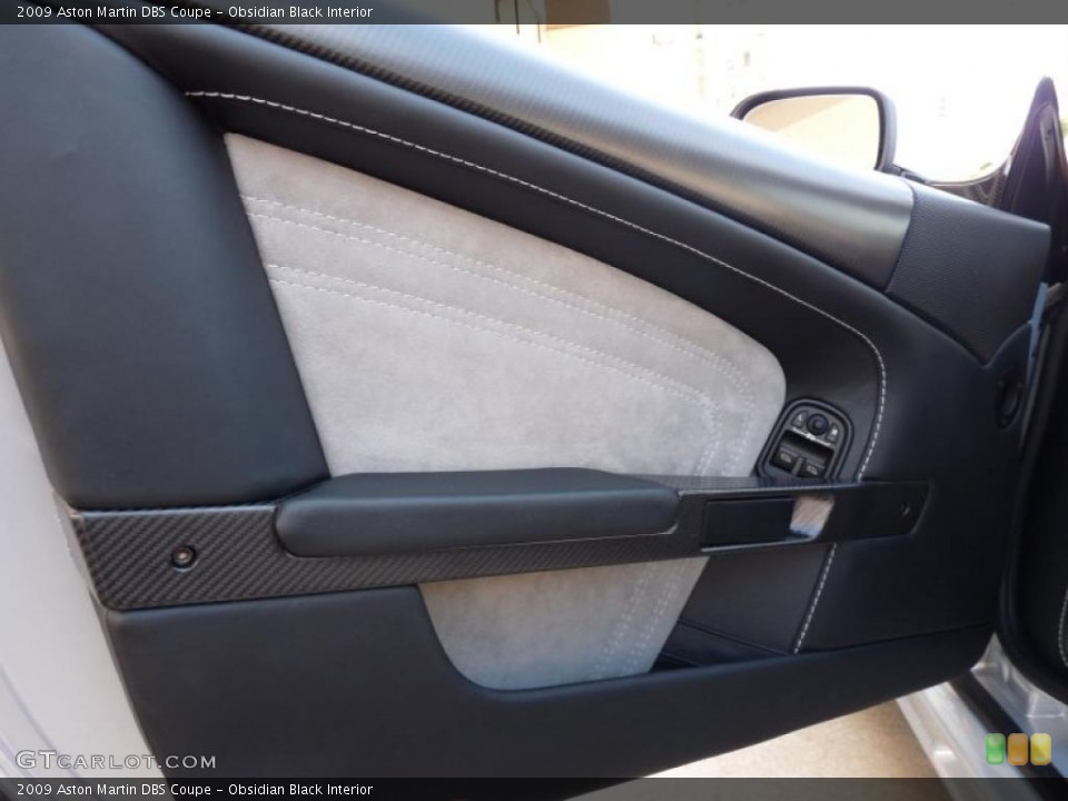 Obsidian Black Interior Door Panel for the 2009 Aston Martin DBS Coupe #46862100