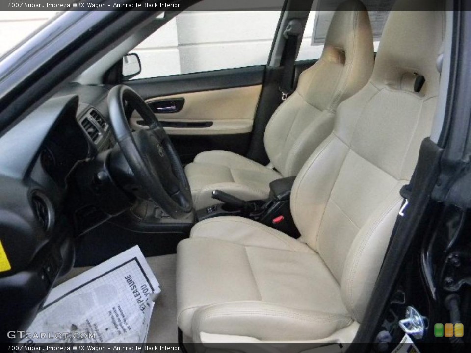 Anthracite Black Interior Photo for the 2007 Subaru Impreza WRX Wagon #46862727