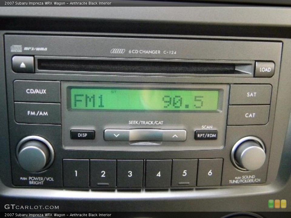 Anthracite Black Interior Controls for the 2007 Subaru Impreza WRX Wagon #46862814