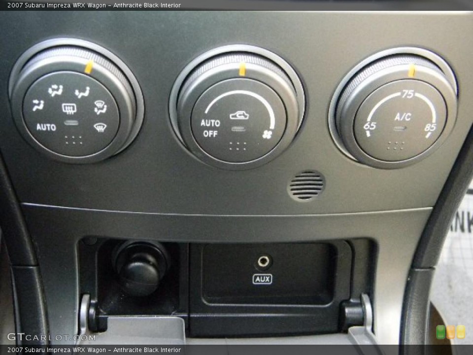 Anthracite Black Interior Controls for the 2007 Subaru Impreza WRX Wagon #46862820