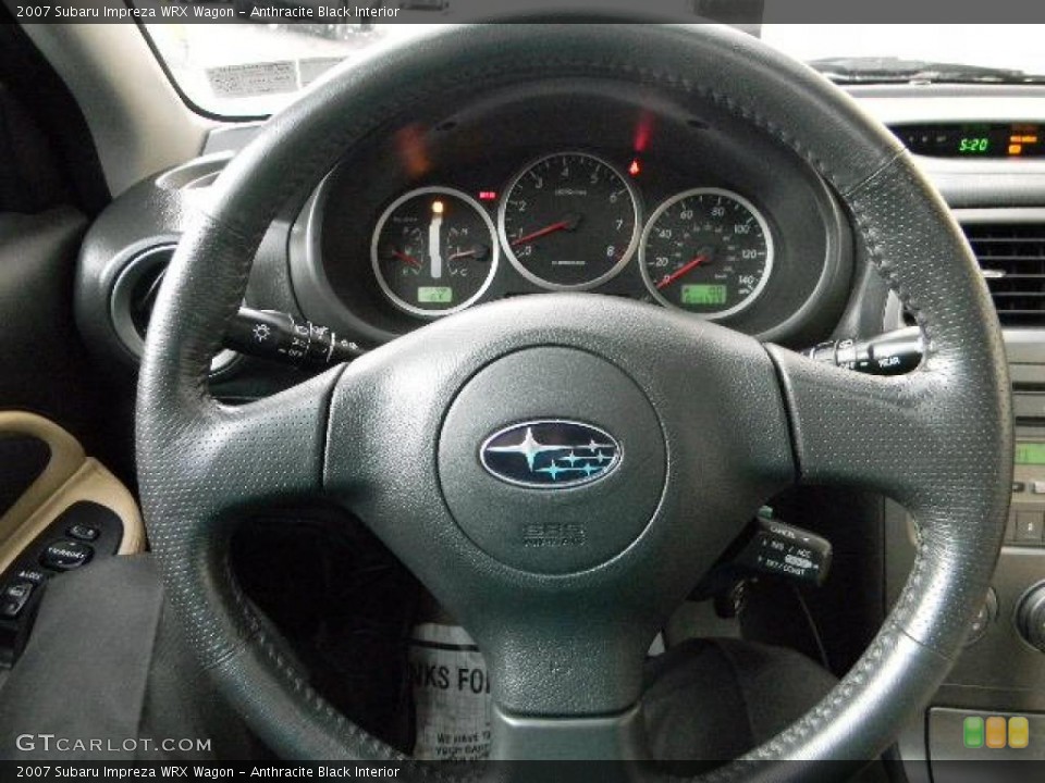 Anthracite Black Interior Steering Wheel for the 2007 Subaru Impreza WRX Wagon #46862847