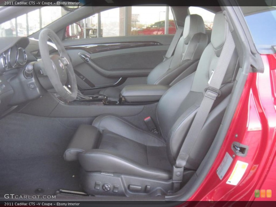 Ebony Interior Photo for the 2011 Cadillac CTS -V Coupe #46863030