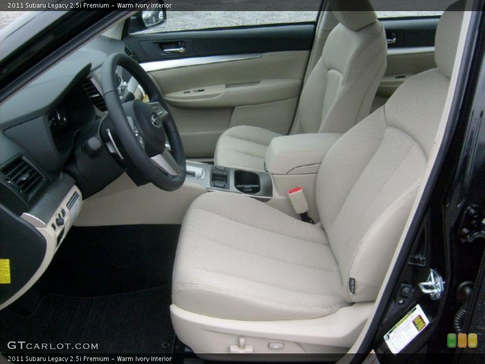 Warm Ivory Interior Photo for the 2011 Subaru Legacy 2.5i Premium #46863045