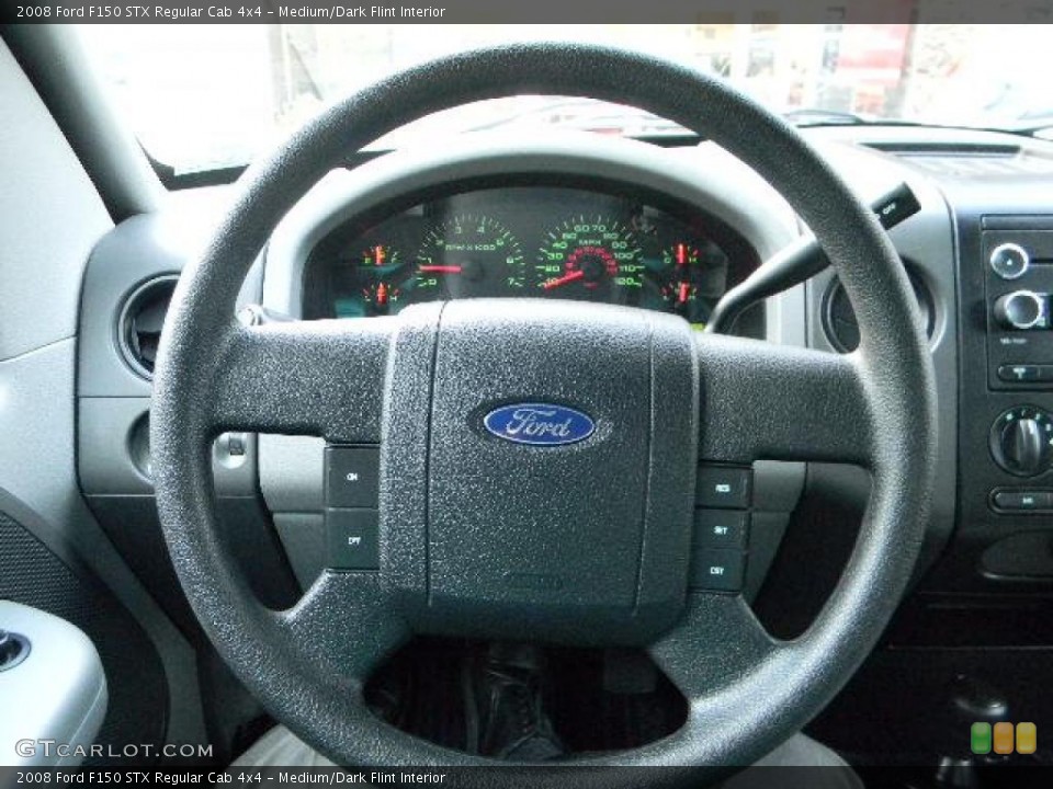 Medium/Dark Flint Interior Steering Wheel for the 2008 Ford F150 STX Regular Cab 4x4 #46863048