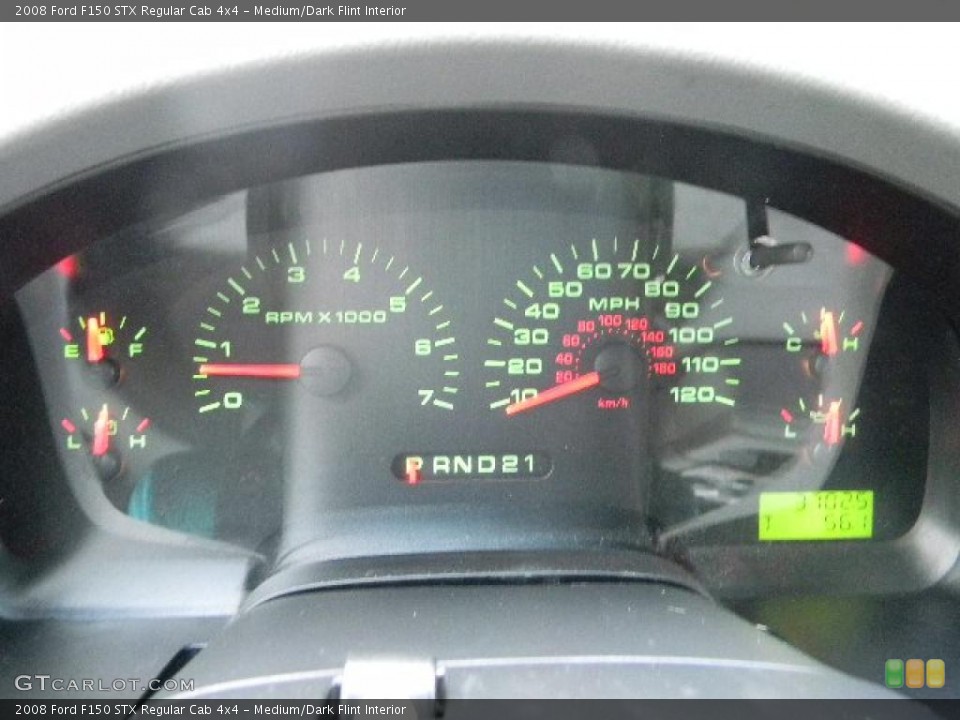Medium/Dark Flint Interior Gauges for the 2008 Ford F150 STX Regular Cab 4x4 #46863054