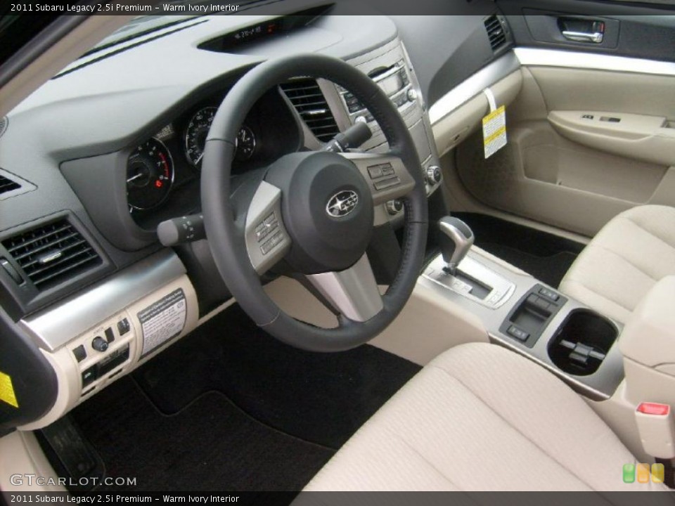 Warm Ivory Interior Photo for the 2011 Subaru Legacy 2.5i Premium #46863144