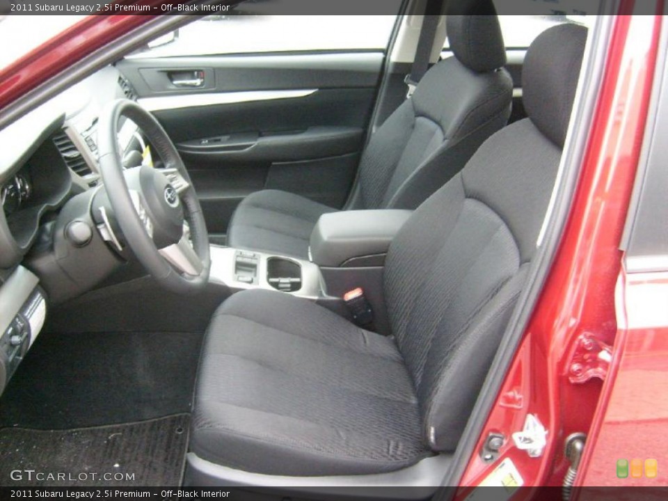 Off-Black Interior Photo for the 2011 Subaru Legacy 2.5i Premium #46863630