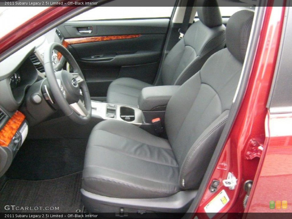 Off-Black Interior Photo for the 2011 Subaru Legacy 2.5i Limited #46863975