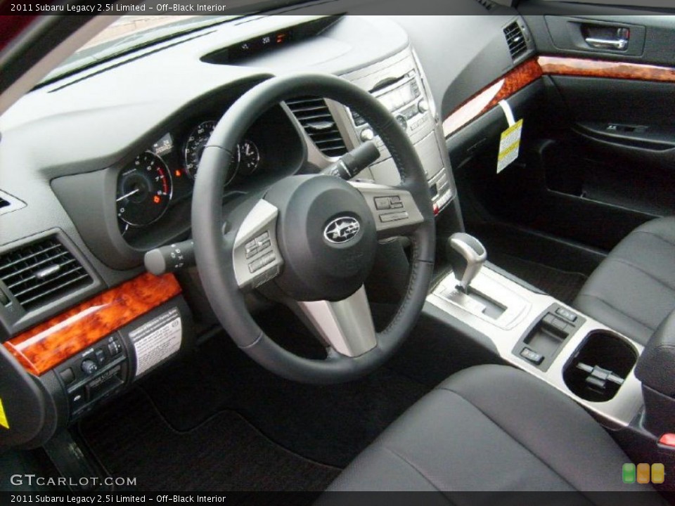 Off-Black Interior Prime Interior for the 2011 Subaru Legacy 2.5i Limited #46864080