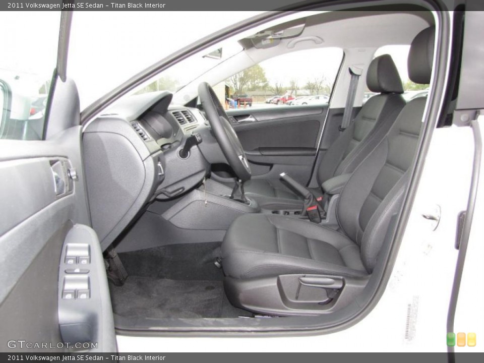 Titan Black Interior Photo for the 2011 Volkswagen Jetta SE Sedan #46864320