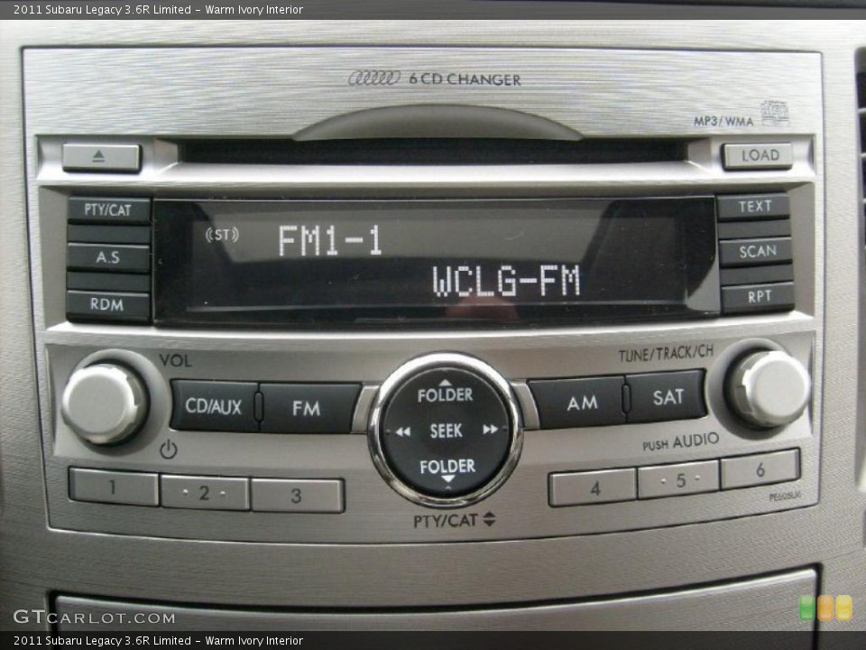 Warm Ivory Interior Controls for the 2011 Subaru Legacy 3.6R Limited #46864335