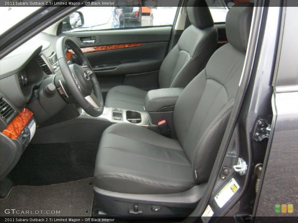 Off Black Interior Photo for the 2011 Subaru Outback 2.5i Limited Wagon #46865331