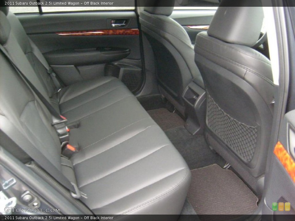 Off Black Interior Photo for the 2011 Subaru Outback 2.5i Limited Wagon #46865364