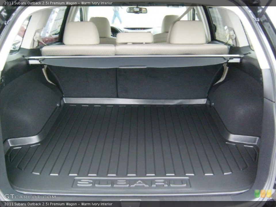 Warm Ivory Interior Trunk for the 2011 Subaru Outback 2.5i Premium Wagon #46865715