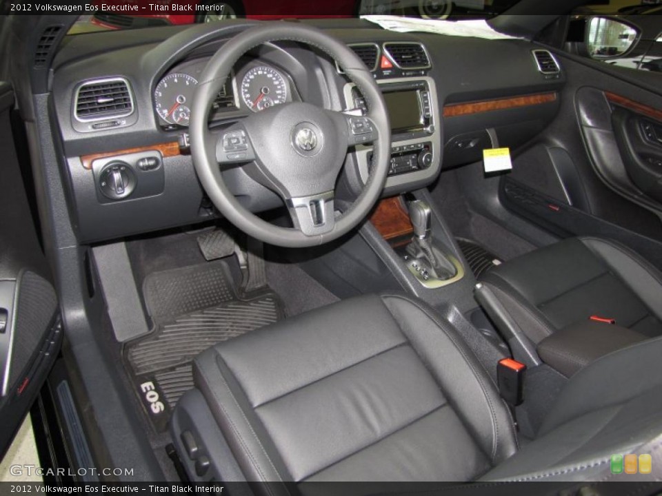 Titan Black Interior Photo for the 2012 Volkswagen Eos Executive #46865850