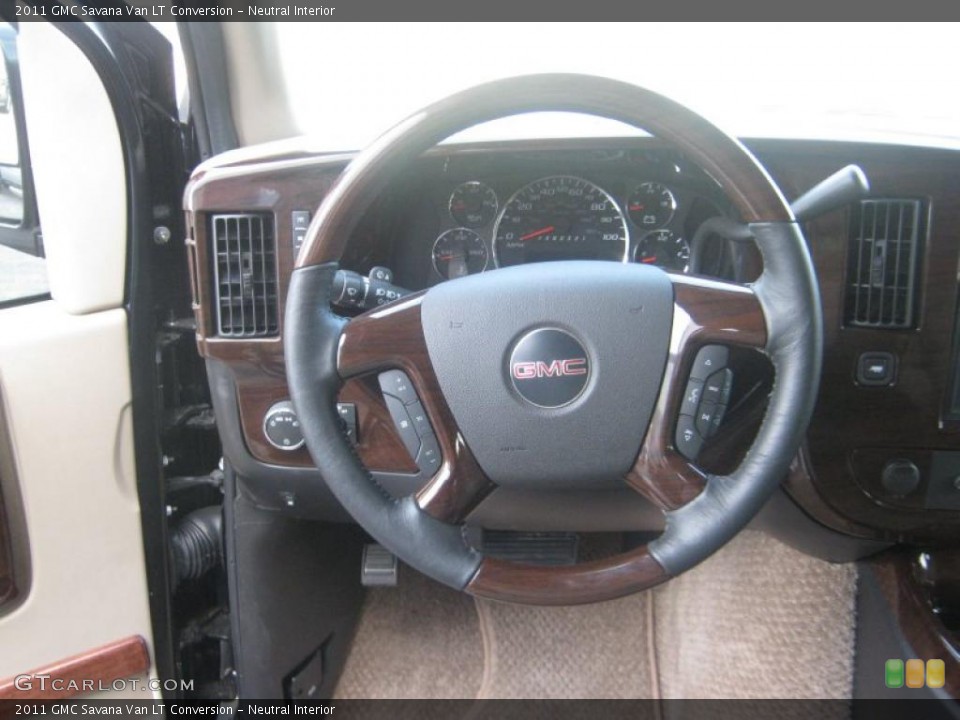 Neutral Interior Steering Wheel for the 2011 GMC Savana Van LT Conversion #46866090