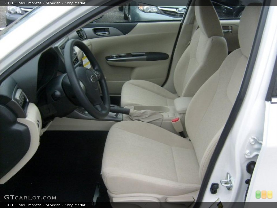 Ivory Interior Photo for the 2011 Subaru Impreza 2.5i Sedan #46866318