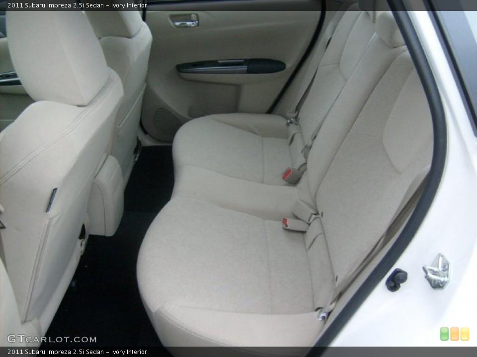 Ivory Interior Photo for the 2011 Subaru Impreza 2.5i Sedan #46866324