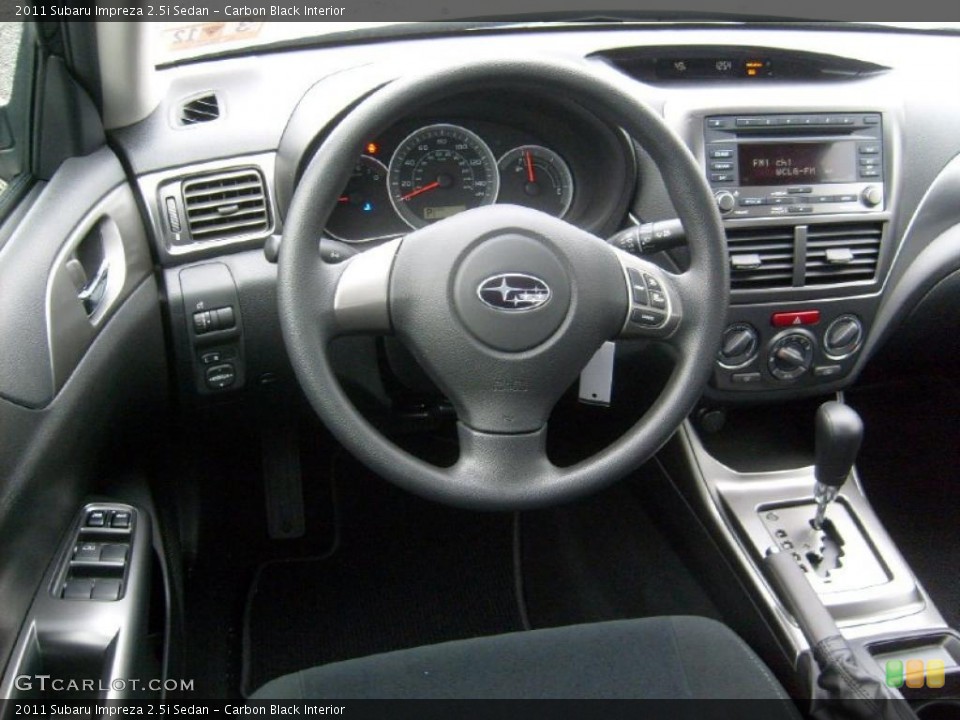 Carbon Black Interior Dashboard for the 2011 Subaru Impreza 2.5i Sedan #46866570
