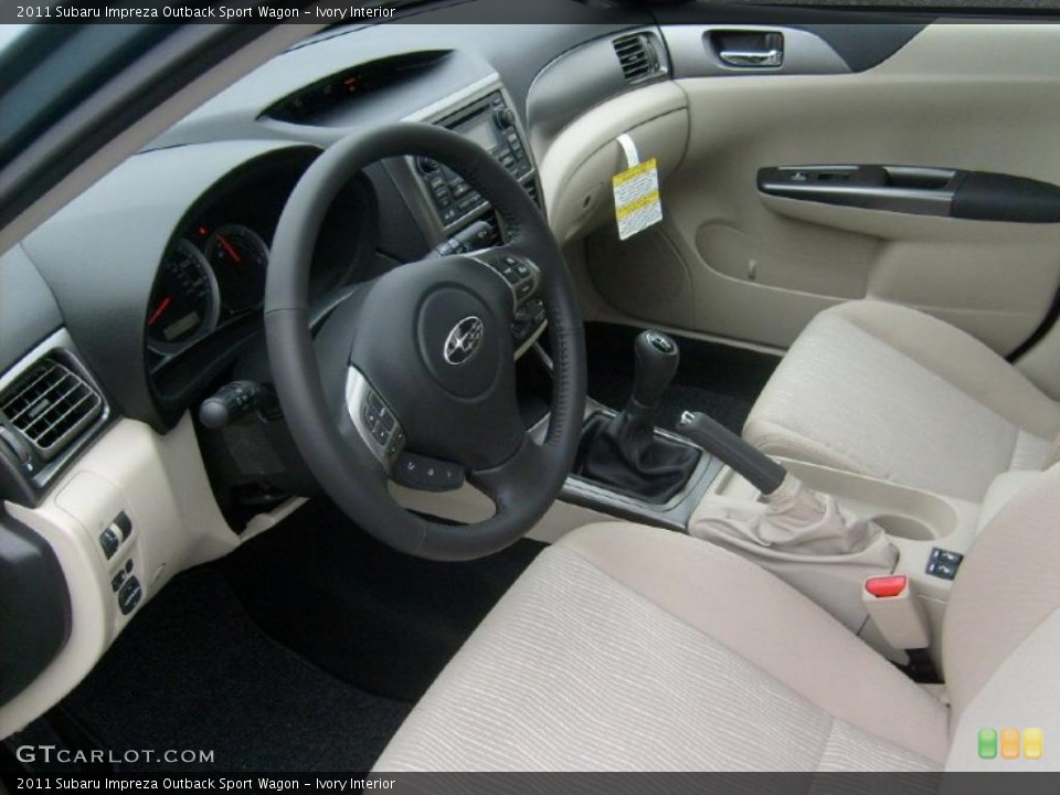 Ivory Interior Prime Interior for the 2011 Subaru Impreza Outback Sport Wagon #46867629