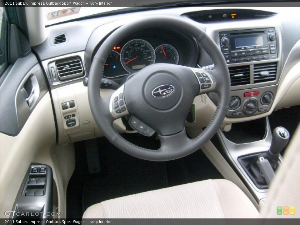 Ivory Interior Dashboard for the 2011 Subaru Impreza Outback Sport Wagon #46867635