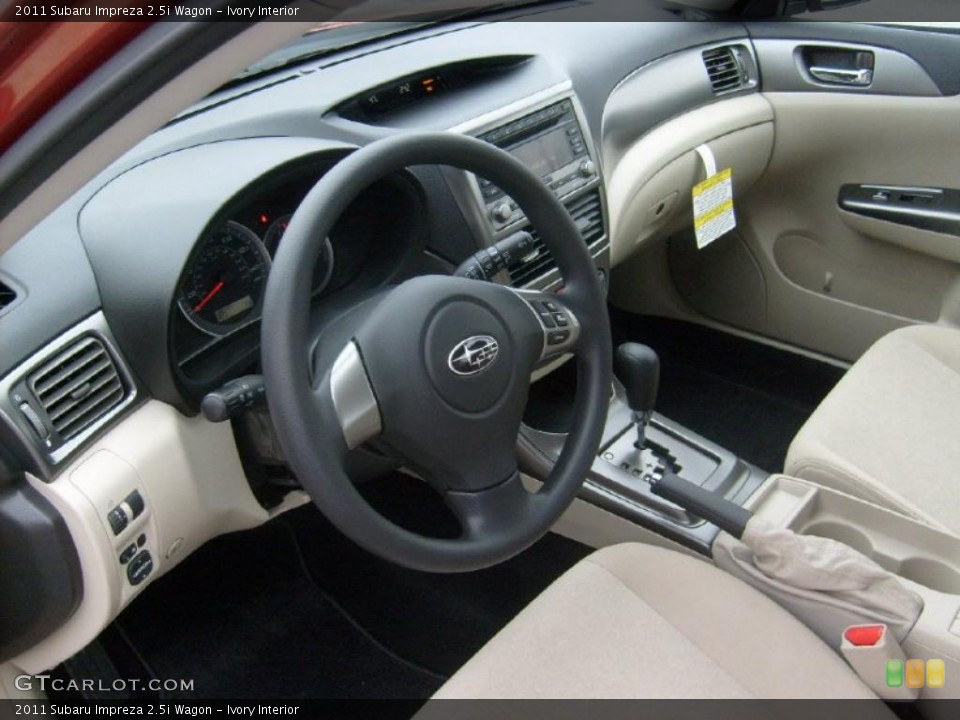 Ivory Interior Prime Interior for the 2011 Subaru Impreza 2.5i Wagon #46867689