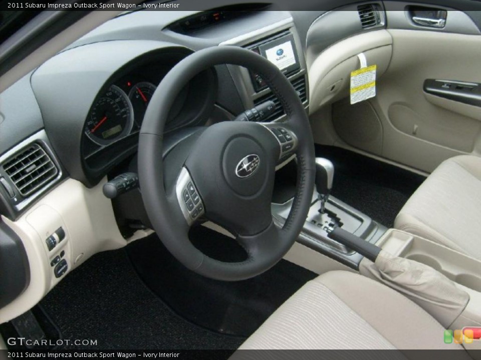 Ivory Interior Prime Interior for the 2011 Subaru Impreza Outback Sport Wagon #46867749