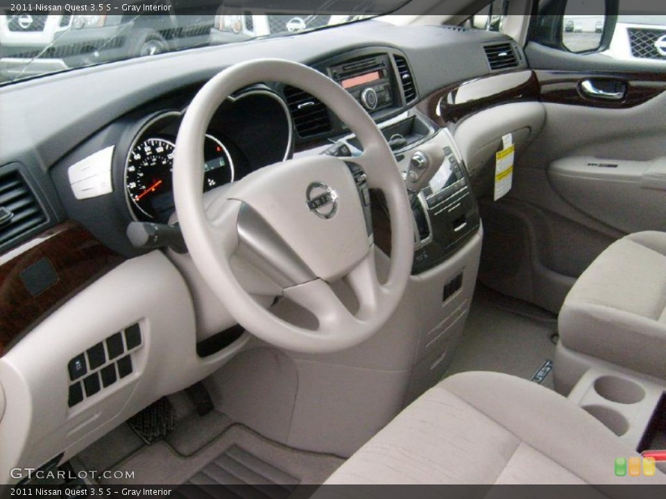 Gray 2011 Nissan Quest Interiors