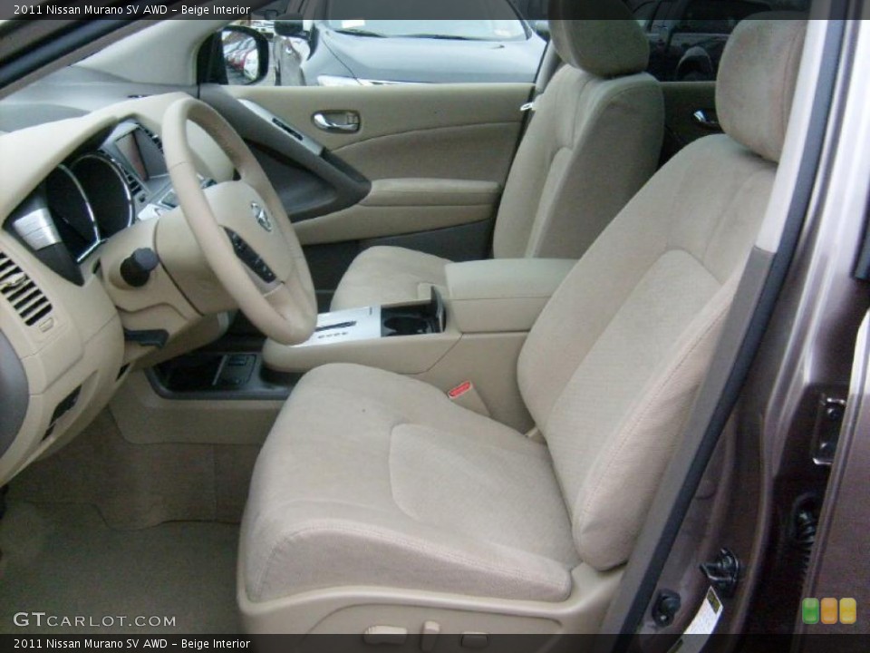 Beige Interior Photo for the 2011 Nissan Murano SV AWD #46867959