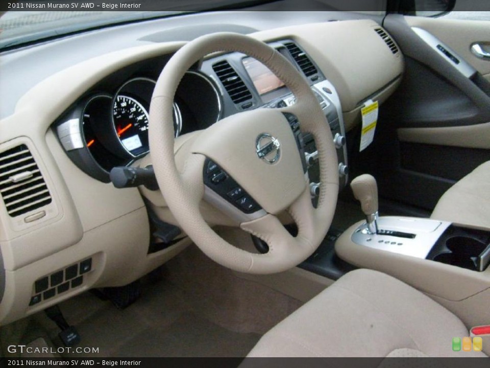 Beige Interior Photo for the 2011 Nissan Murano SV AWD #46867986