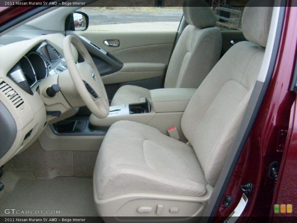 Beige Interior Photo for the 2011 Nissan Murano SV AWD #46868079