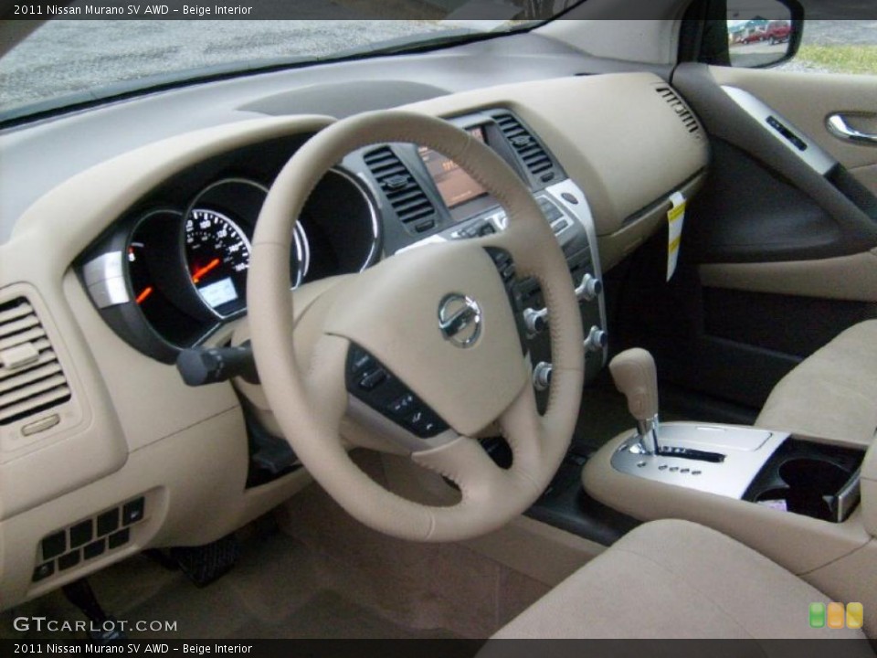 Beige Interior Photo for the 2011 Nissan Murano SV AWD #46868109