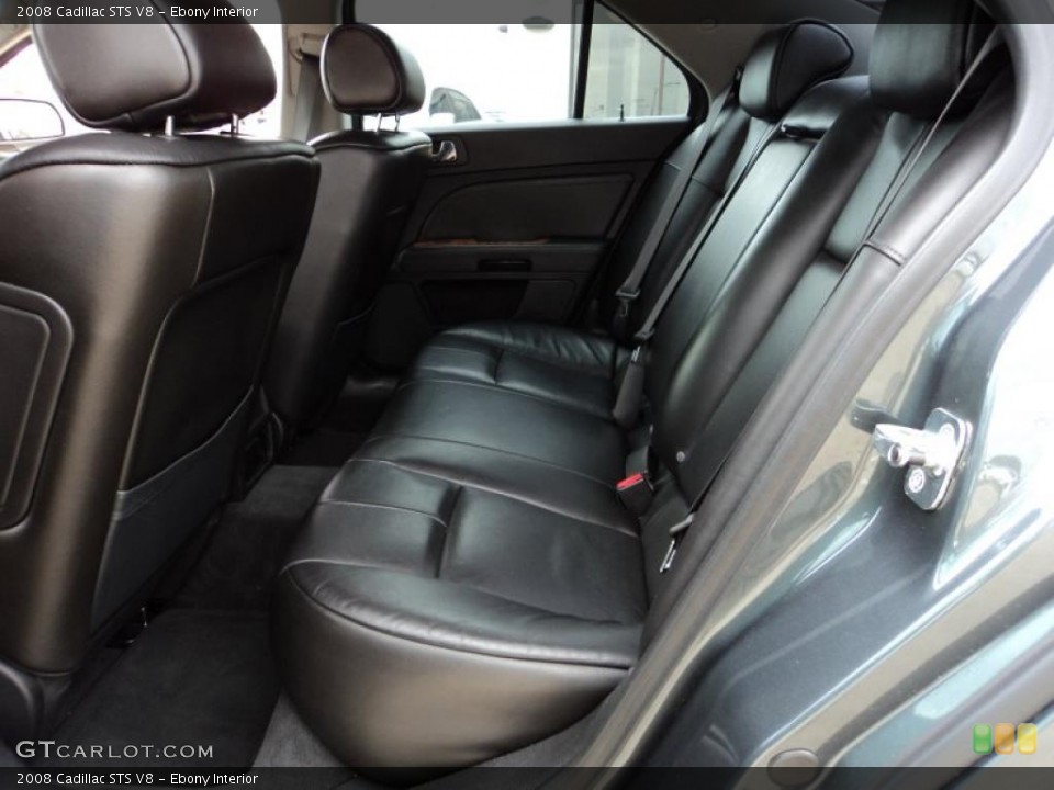 Ebony Interior Photo for the 2008 Cadillac STS V8 #46870517