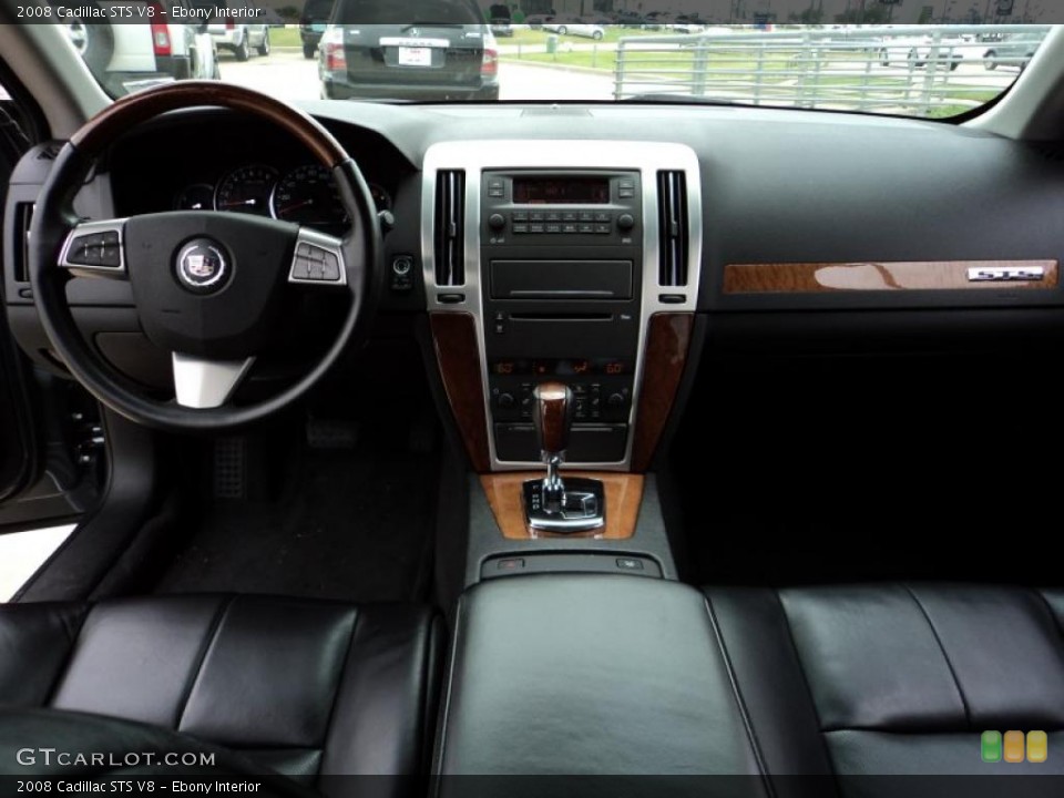 Ebony Interior Dashboard for the 2008 Cadillac STS V8 #46870532