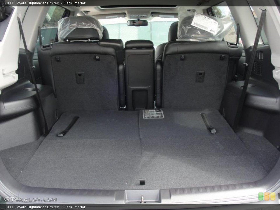 Black Interior Trunk for the 2011 Toyota Highlander Limited #46870721