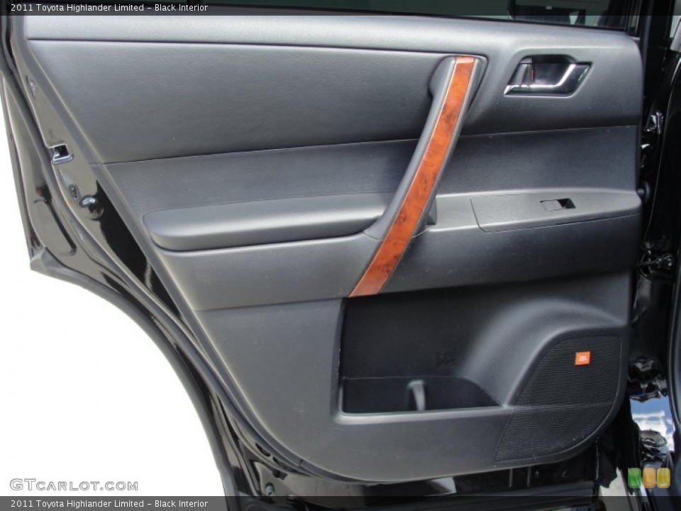 Black Interior Door Panel for the 2011 Toyota Highlander Limited #46870781