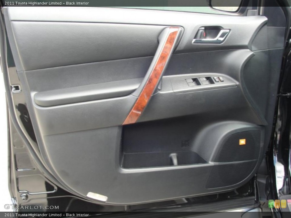 Black Interior Door Panel for the 2011 Toyota Highlander Limited #46870820