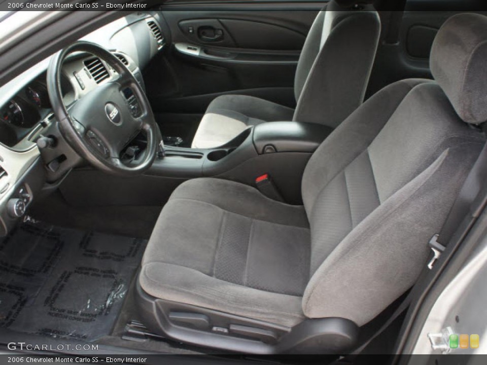 Ebony Interior Photo for the 2006 Chevrolet Monte Carlo SS #46870886