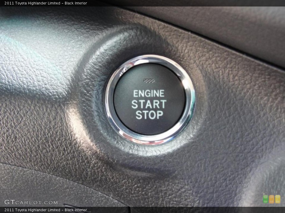 Black Interior Controls for the 2011 Toyota Highlander Limited #46871015