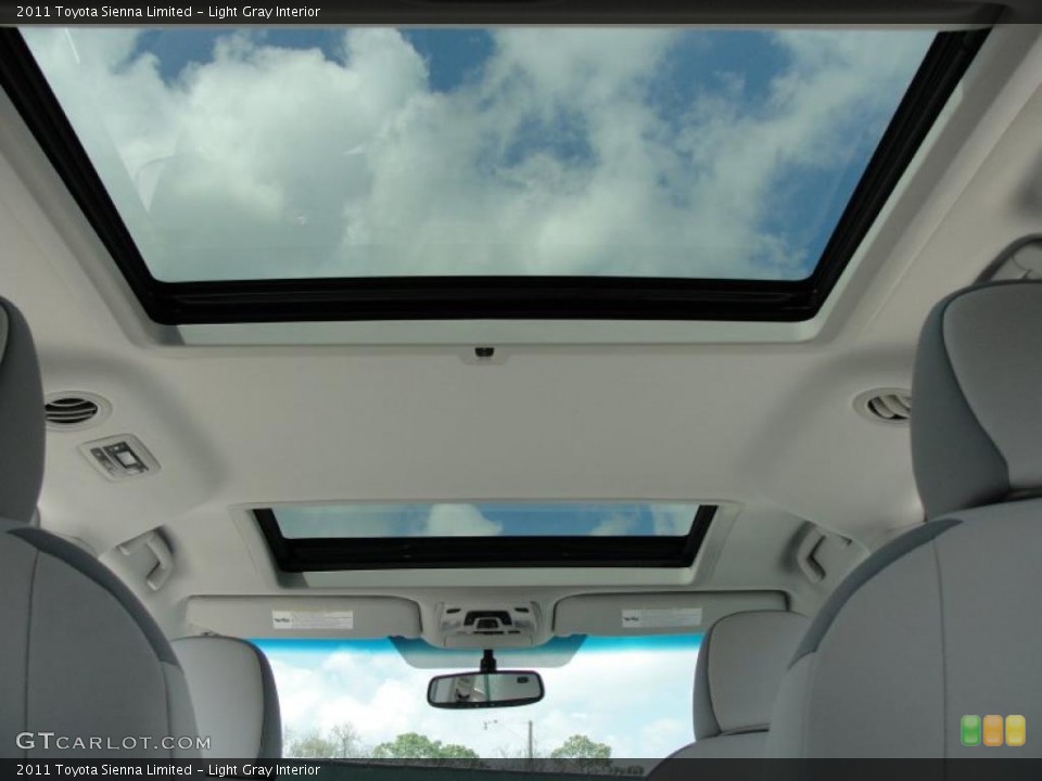 Light Gray Interior Sunroof for the 2011 Toyota Sienna Limited #46873235