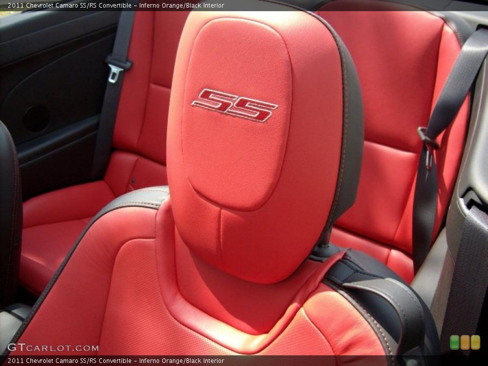 Inferno Orange/Black Interior Photo for the 2011 Chevrolet Camaro SS/RS Convertible #46874519