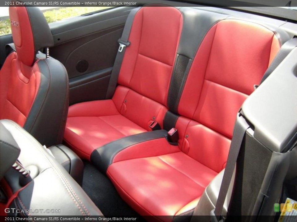 Inferno Orange/Black Interior Photo for the 2011 Chevrolet Camaro SS/RS Convertible #46874624