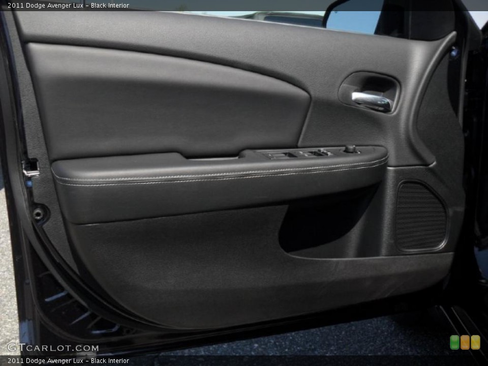 Black Interior Door Panel for the 2011 Dodge Avenger Lux #46876922