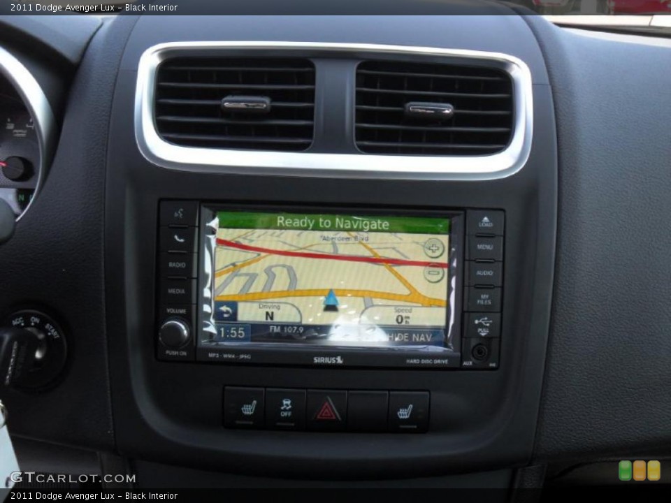 Black Interior Navigation for the 2011 Dodge Avenger Lux #46876976